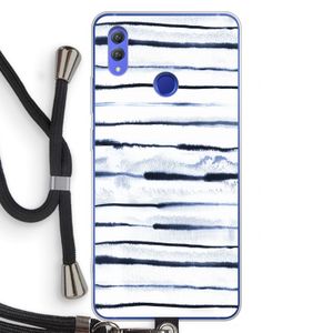 Ink Stripes: Honor Note 10 Transparant Hoesje met koord