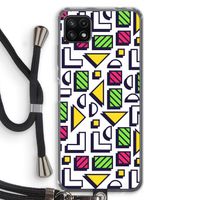 8-bit N°4: Samsung Galaxy A22 5G Transparant Hoesje met koord