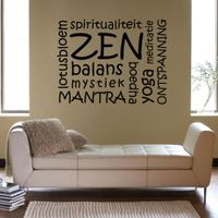 Tekststicker Zen - thumbnail