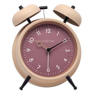 NeXtime - Tafelwekker 12 x 14 x 6cm-Metaal-NeXtime "Golden Hour"