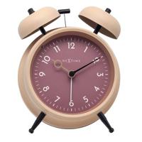 NeXtime - Tafelwekker 12 x 14 x 6cm-Metaal-NeXtime "Golden Hour" NeXtime - Tafelwekker 12 x 14 x 6cm-Metaal-NeXtime "Golden Hour"