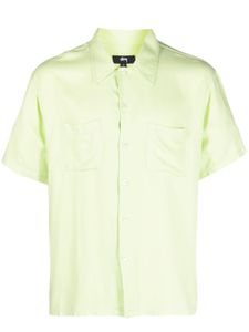 Stüssy chemise à coutures contrastantes - Vert