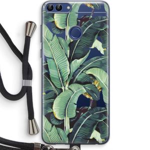 Bananenbladeren: Huawei P Smart (2018) Transparant Hoesje met koord