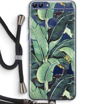 Bananenbladeren: Huawei P Smart (2018) Transparant Hoesje met koord