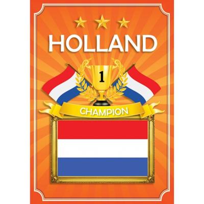 1x Oranje Holland poster - EK/ WK oranje artikelen 1x Oranje Holland poster - EK/ WK oranje artikelen