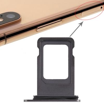 SIM-kaarthouder voor iPhone XS Max (Single SIM-Card)(Black)