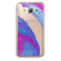 Zweverige regenboog: Samsung Galaxy J3 (2016) Transparant Hoesje