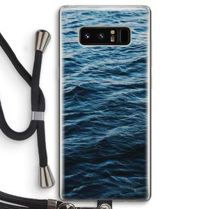 Oceaan: Samsung Galaxy Note 8 Transparant Hoesje met koord