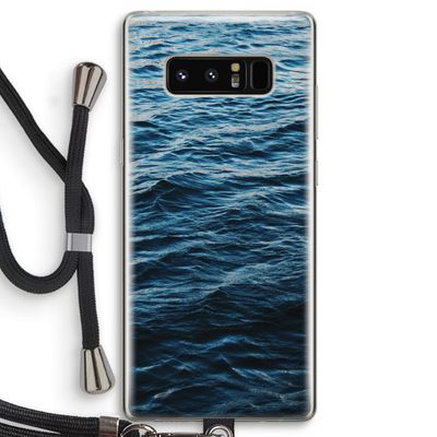 Oceaan: Samsung Galaxy Note 8 Transparant Hoesje met koord