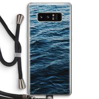 Oceaan: Samsung Galaxy Note 8 Transparant Hoesje met koord