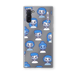 Gezichtjes: Samsung Galaxy Note 10 Transparant Hoesje