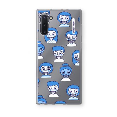 Gezichtjes: Samsung Galaxy Note 10 Transparant Hoesje