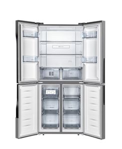ETNA MKV581RVS: Cross Door Amerikaanse koelkast, RVS (181 cm)