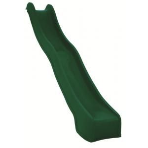Kunststof glijbaan 300cm donkergroen - geschikt voor platformhoogte 130-160cm
