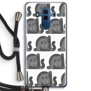 Cats: Huawei Mate 10 Pro Transparant Hoesje met koord