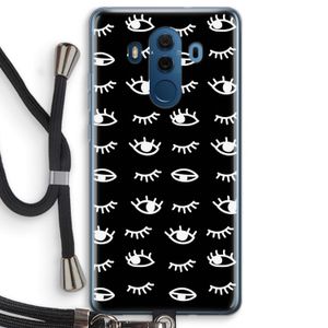 Eye pattern #3: Huawei Mate 10 Pro Transparant Hoesje met koord