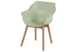 Hartman Sophie Studio dining armstoel - French green - Teak poot