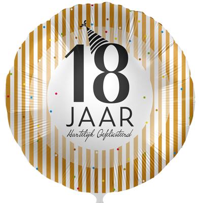 18 jaar van harte gefeliciteerd