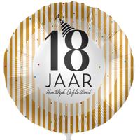 18 jaar van harte gefeliciteerd