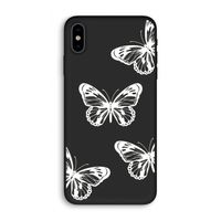 White butterfly: iPhone XS Biologisch afbreekbaar hoesje