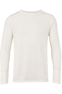 Kronstadt Mark Tailored Fit Sweatshirt ronde hals ecru, Effen