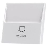 A 590 CARD WW  - Cover plate for switch/push button white A 590 CARD WW - thumbnail