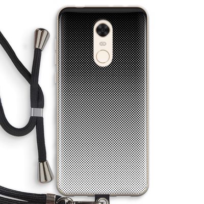 Musketon Halftone: Xiaomi Redmi 5 Transparant Hoesje met koord