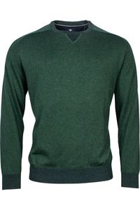 Baileys Regular Fit Sweatshirt ronde halsgroen, Effen