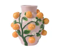 Vaas Sinaasappel Roze 26cm