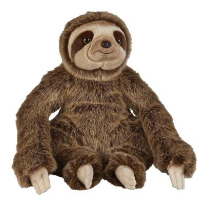 Ravensden pluche knuffel dier Luiaard - 50cm - bruin - Dieren knuffels