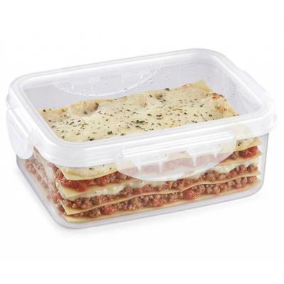 Plasticforte Vershoudbakje - voor vriezer en magnetron - 2 Liter - kunststof - voedsel