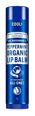 Dr Bronners Lipbalsem pepermunt 4 Gram