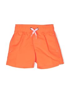 Bonton short de bain à imprimé graphique - Orange