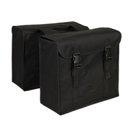 Greenlands tas dubbel zwart-zwart. afmeting 37x34x14cm.totaal inhoud 40l