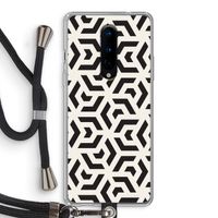 Crazy pattern: OnePlus 8 Transparant Hoesje met koord