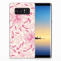Samsung Galaxy Note 8 | TPU Case | Pink Flowers