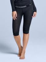 Poederbaas Thermolegging 3/4 Merinowol Dames Zwart-S