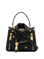 Moschino sac porté épaule à ornements métalliques - Noir