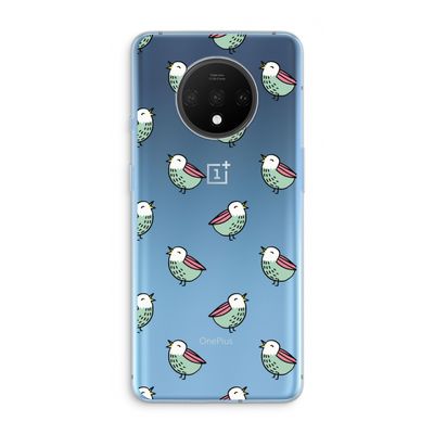 Vogeltjes: OnePlus 7T Transparant Hoesje