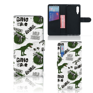 Telefoonhoesje met Pasjes voor Xiaomi Mi 9 Dinosaurus