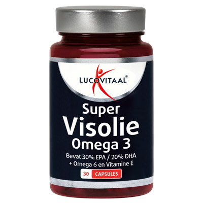 Lucovitaal Voedingssupplementen Super Visolie Omega 3 30Capsules
