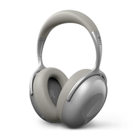 KEF Mu7 Draadloze hoofdtelefoons met Smart Active Noise Cancellation - zilver