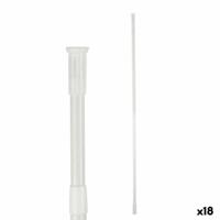 Verlengbare stang Douche Wit Aluminium 260 x 2,2 x 2,2 cm (18 Stuks)