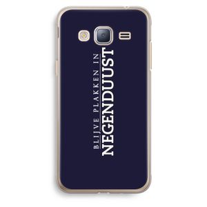 Blijve plakken in Negenduust: Samsung Galaxy J3 (2016) Transparant Hoesje