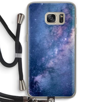 Nebula: Samsung Galaxy S7 Transparant Hoesje met koord