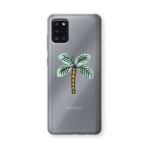 Palmboom: Samsung Galaxy A31 Transparant Hoesje