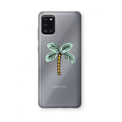 Palmboom: Samsung Galaxy A31 Transparant Hoesje