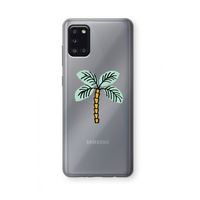 Palmboom: Samsung Galaxy A31 Transparant Hoesje