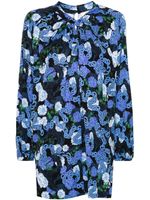 DVF Diane von Furstenberg robe courte Silka - Bleu - thumbnail