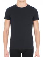HOM - T-Shirt Crew Neck - Supreme Cotton - zwart, Maat:L